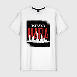 Мужская slim-футболка New York Mafia