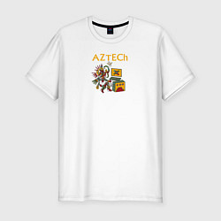 Футболка slim-fit AzTech - технари оценят, цвет: белый