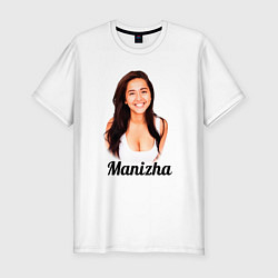 Мужская slim-футболка Манижа Manizha