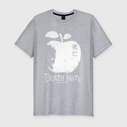 Футболка slim-fit DEATH NOTE ТЕТРАДЬ СМЕРТИ, цвет: меланж