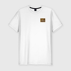 Мужская slim-футболка Travis scott лого мак