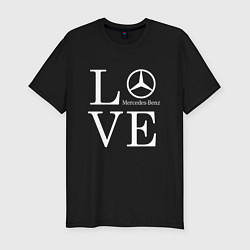 Футболка slim-fit LOVE MERCEDES BENZ, цвет: черный