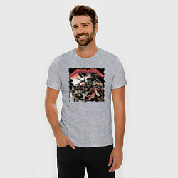 Футболка slim-fit METALLICA HARD ROCK, цвет: меланж — фото 2