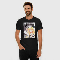 Футболка slim-fit Ангел кровопролития, цвет: черный — фото 2