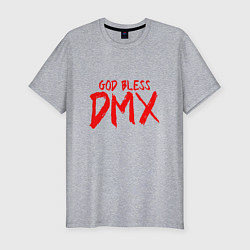 Футболка slim-fit God Bless DMX, цвет: меланж