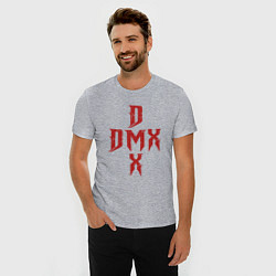 Футболка slim-fit DMX Cross, цвет: меланж — фото 2