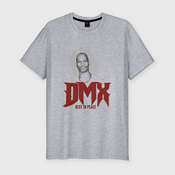 Мужская slim-футболка DMX - Rest In Peace