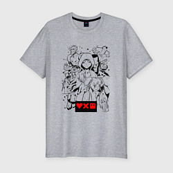 Мужская slim-футболка Love, Death and Robots Poster Z