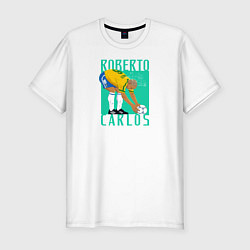 Мужская slim-футболка Roberto Carlos