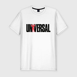 Футболка slim-fit ANIMAL UNIVERSAL ЭНИМАЛ, цвет: белый