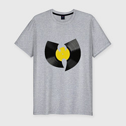 Футболка slim-fit Wu-Tang Vinyl, цвет: меланж