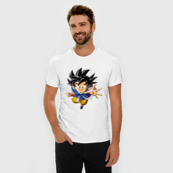 Футболка slim-fit Dragon ball, цвет: белый — фото 2