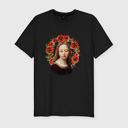 Футболка slim-fit Renaissance Maiden, цвет: черный