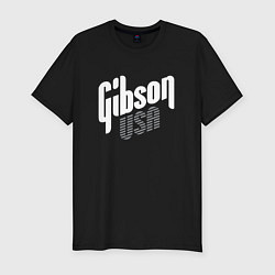 Мужская slim-футболка GIBSON USA