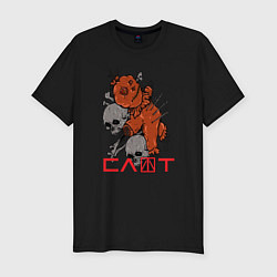 Футболка slim-fit Слот Кукла вуду, цвет: черный