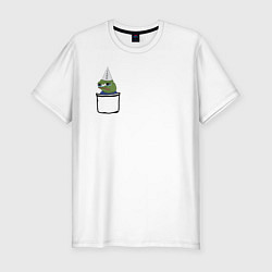 Футболка slim-fit Pepe tard, цвет: белый