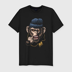 Мужская slim-футболка Monkey Boy