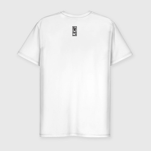 Мужская slim-футболка Mark-&-Chaser-&-Crown / Белый – фото 2