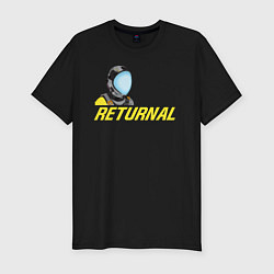 Мужская slim-футболка Returnal logo