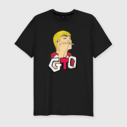 Футболка slim-fit Eikichi Onizuka GTO, цвет: черный