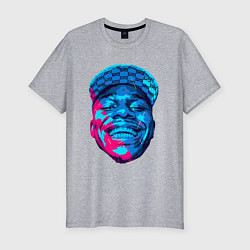 Мужская slim-футболка DaBaby Rainbow