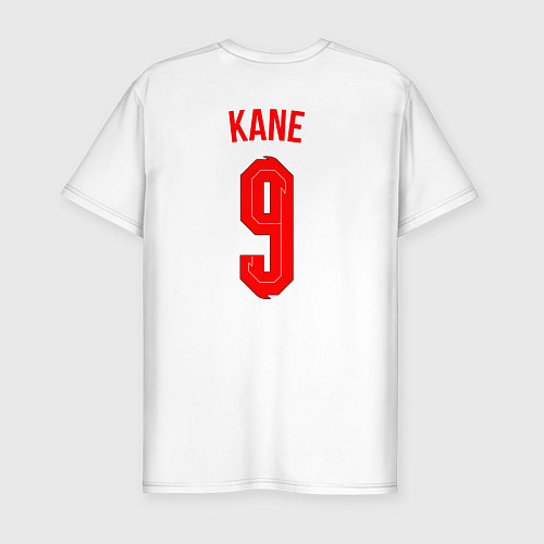 Мужская slim-футболка Домашняя форма Гарри Кейна / Белый – фото 2