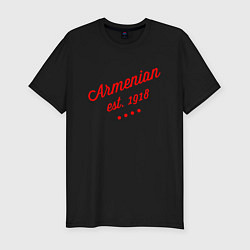 Мужская slim-футболка Armenian 1918