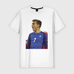 Футболка slim-fit Antoine Griezmann, цвет: белый