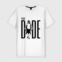 Мужская slim-футболка The Dude