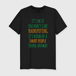 Мужская slim-футболка Smart People