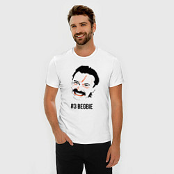 Футболка slim-fit Trainspotting - Begbie, цвет: белый — фото 2