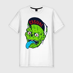 Мужская slim-футболка Zombie casual
