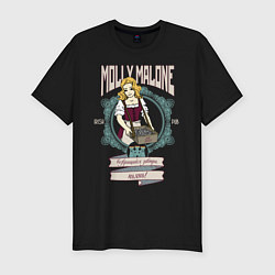 Мужская slim-футболка Молли 10 лет