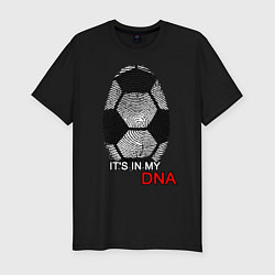 Мужская slim-футболка FOOTBALL IN MY DNA