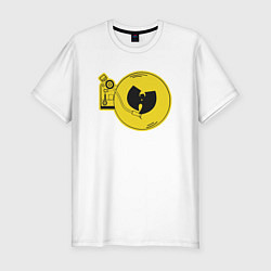 Футболка slim-fit Wu-Tang Vinyl, цвет: белый