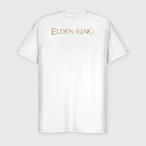 Мужская slim-футболка Elden ring концепт арт / Белый – фото 2