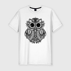 Мужская slim-футболка Owl
