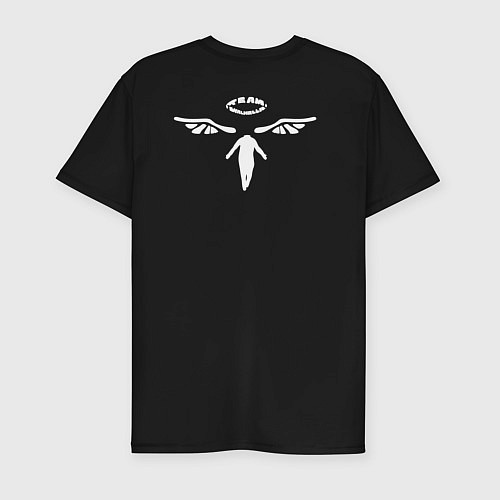 Мужская slim-футболка ВАЛЬХАЛЛА БАНДА / Черный – фото 2