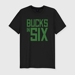 Мужская slim-футболка Bucks In Six