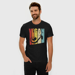 Футболка slim-fit Vegan, цвет: черный — фото 2