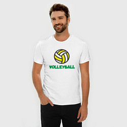Футболка slim-fit Game Volleyball, цвет: белый — фото 2