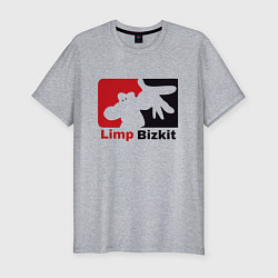 Футболка slim-fit Limp Bizkit, цвет: меланж