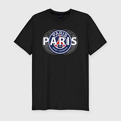 Футболка slim-fit PSG Core Wordmark Graphic New 202223, цвет: черный