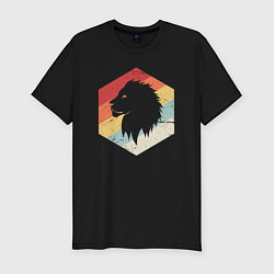 Мужская slim-футболка Color Lion