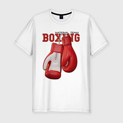 Футболка slim-fit BOXING, цвет: белый