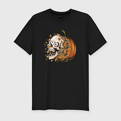 Футболка slim-fit Halloween, цвет: черный