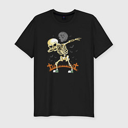 Мужская slim-футболка Halloween Dab
