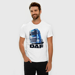 Футболка slim-fit Daf Truck, цвет: белый — фото 2