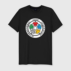 Футболка slim-fit Judo Federation, цвет: черный