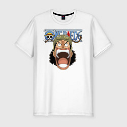 Мужская slim-футболка Усопп One Piece Большой куш